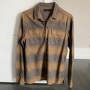 MENS AllSaints Casual Button-Down Shirt